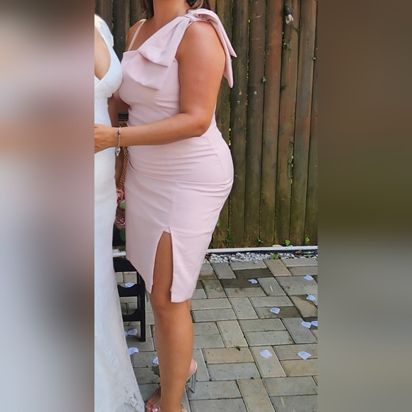 One-Shoulder Sheath Dress  size 12 - Picture 6 of 7